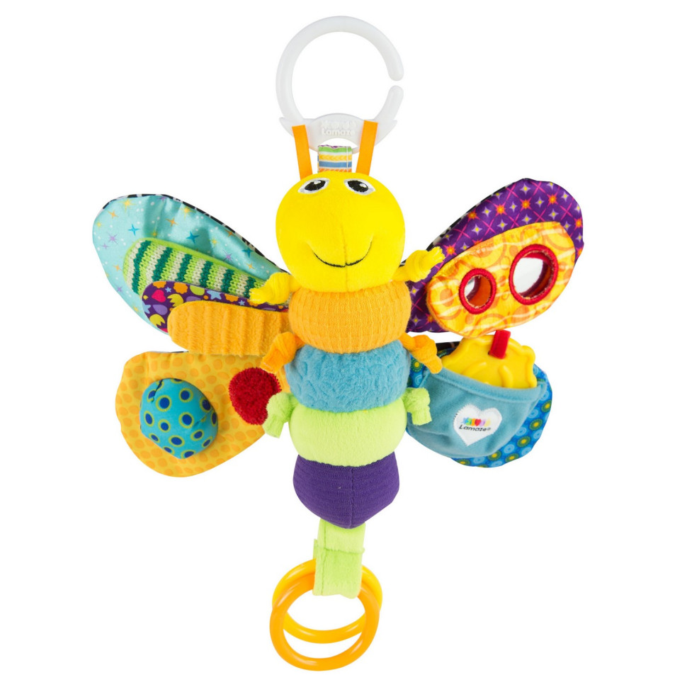 М'яка іграшка-підвіска Метелик Lamaze L27024 із прорізувачем і пискавкою