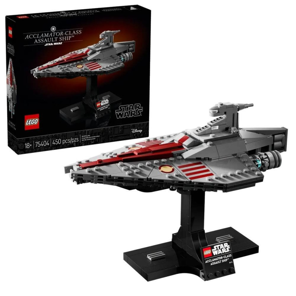 Конструктор Штурмовий корабель класу Аккламатор LEGO 75404, 450 деталей