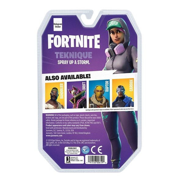 Коллекционная фигурка Fortnite Solo Mode Teknique, 10 см. FNT0015