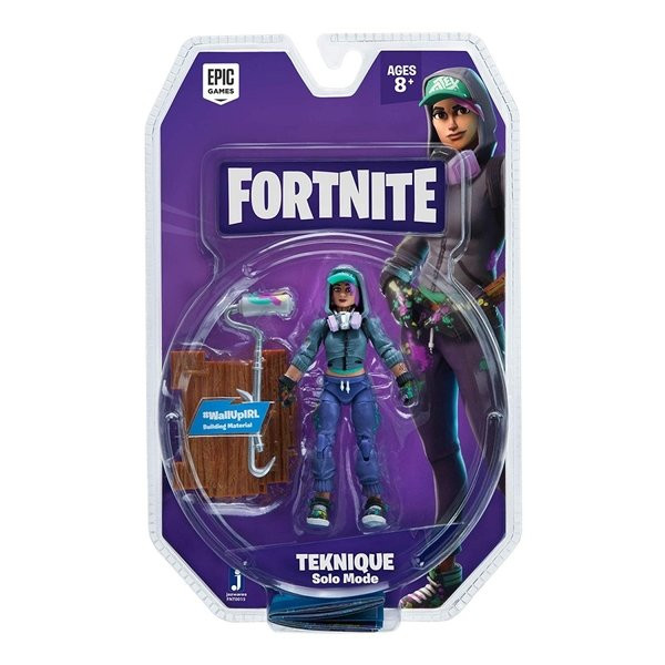 Коллекционная фигурка Fortnite Solo Mode Teknique, 10 см. FNT0015