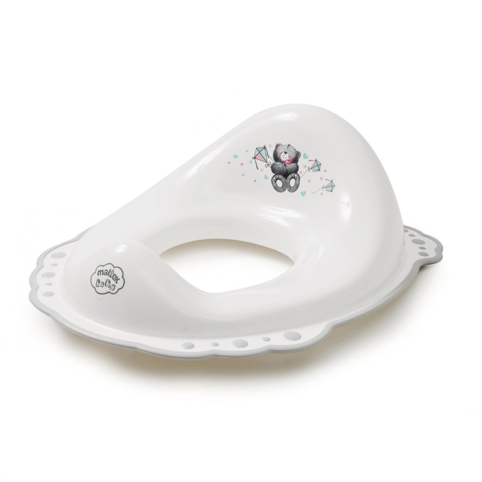 Накладка на унитаз Bears Maltex 4088_60 white-grey