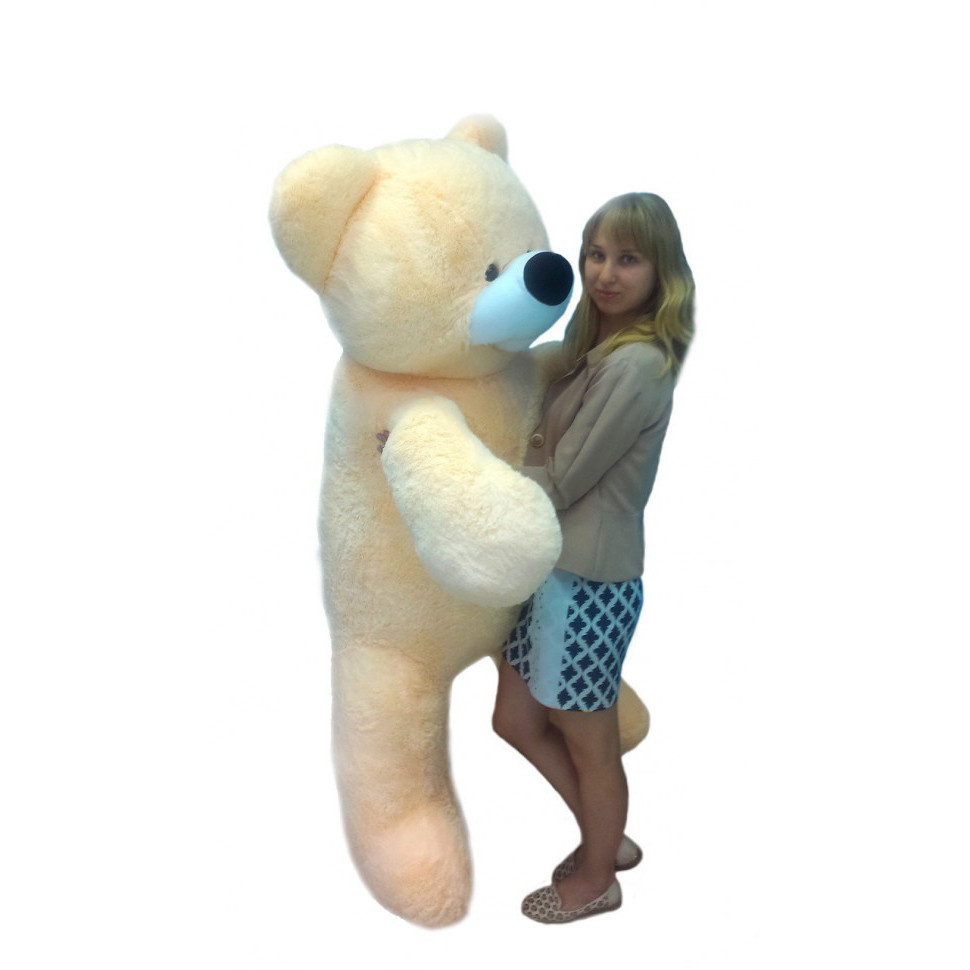 М'яка іграшка Alina Toys великий ведмедик Бублик 200 см персиковий 5784729ALN