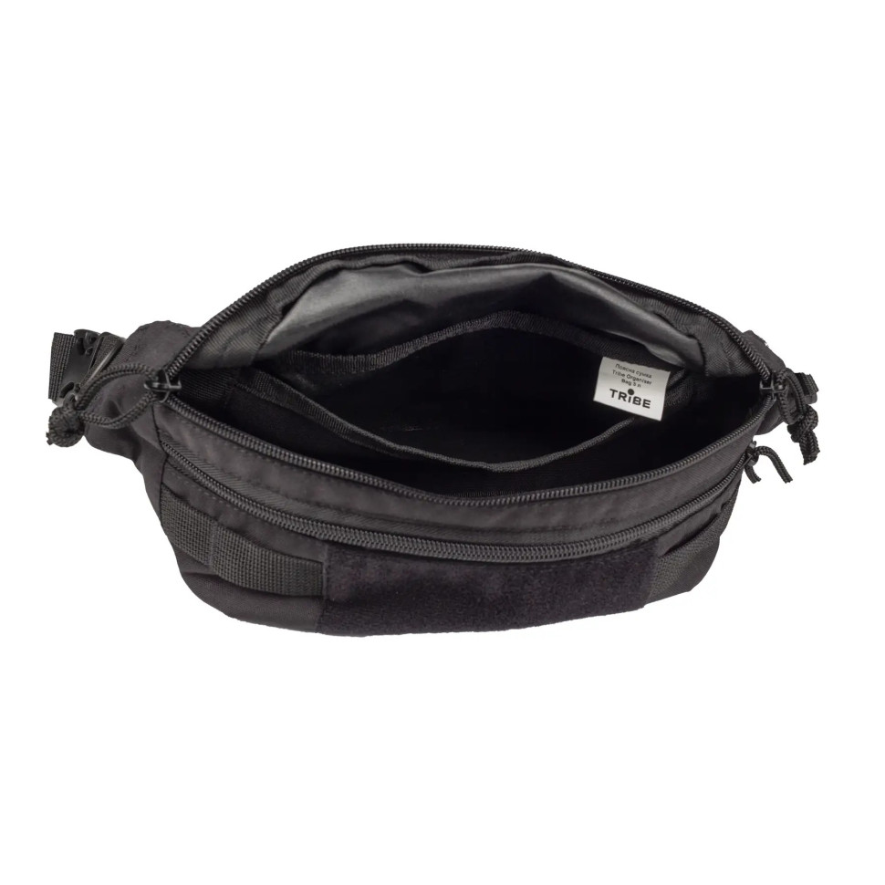 Поясна сумка Organiser Bag Velcro Tribe T-ID-0004-black 3 л, чорний