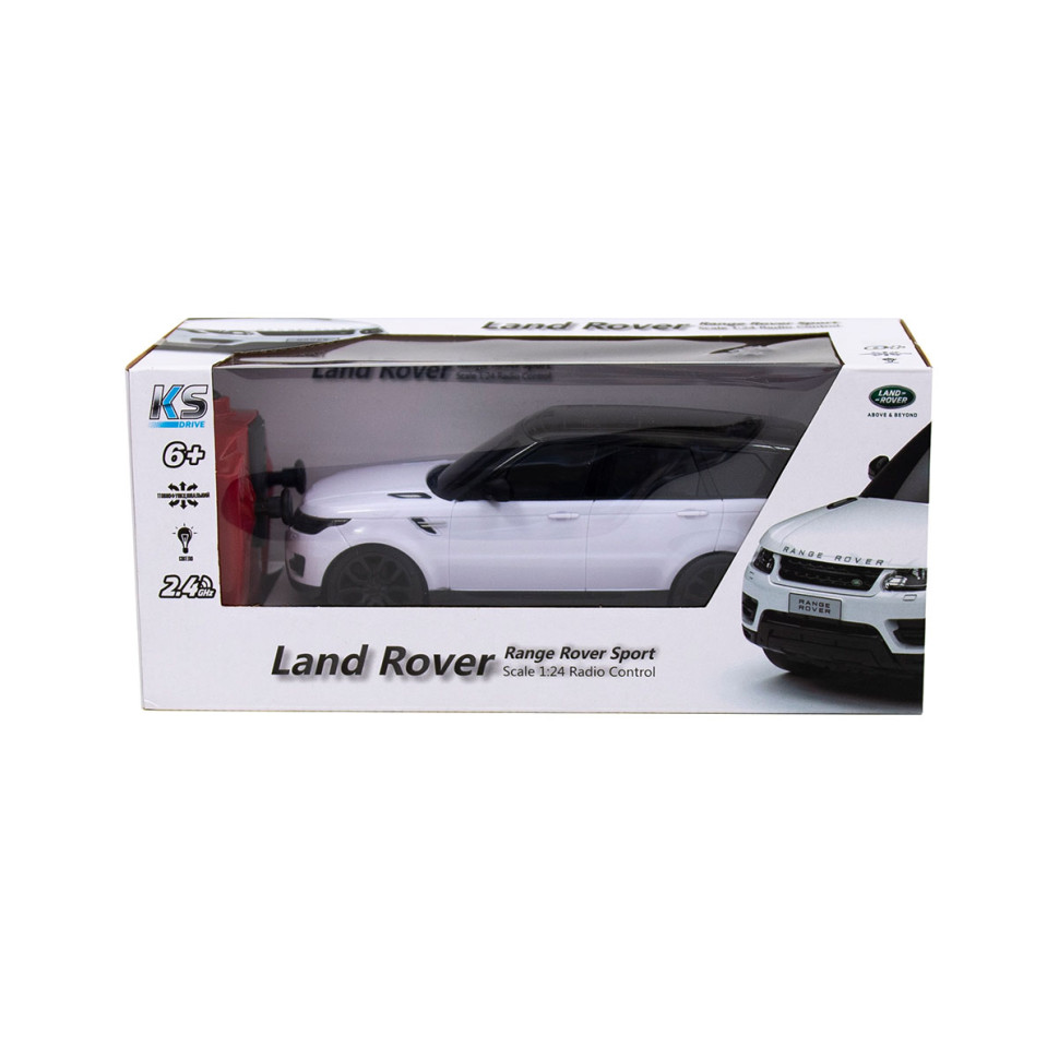 Автомобиль на радиоуправлении LAND ROVER RANGE ROVER SPORT KS DRIVE 124GRRW масштаб 1:24, 2.4Ghz