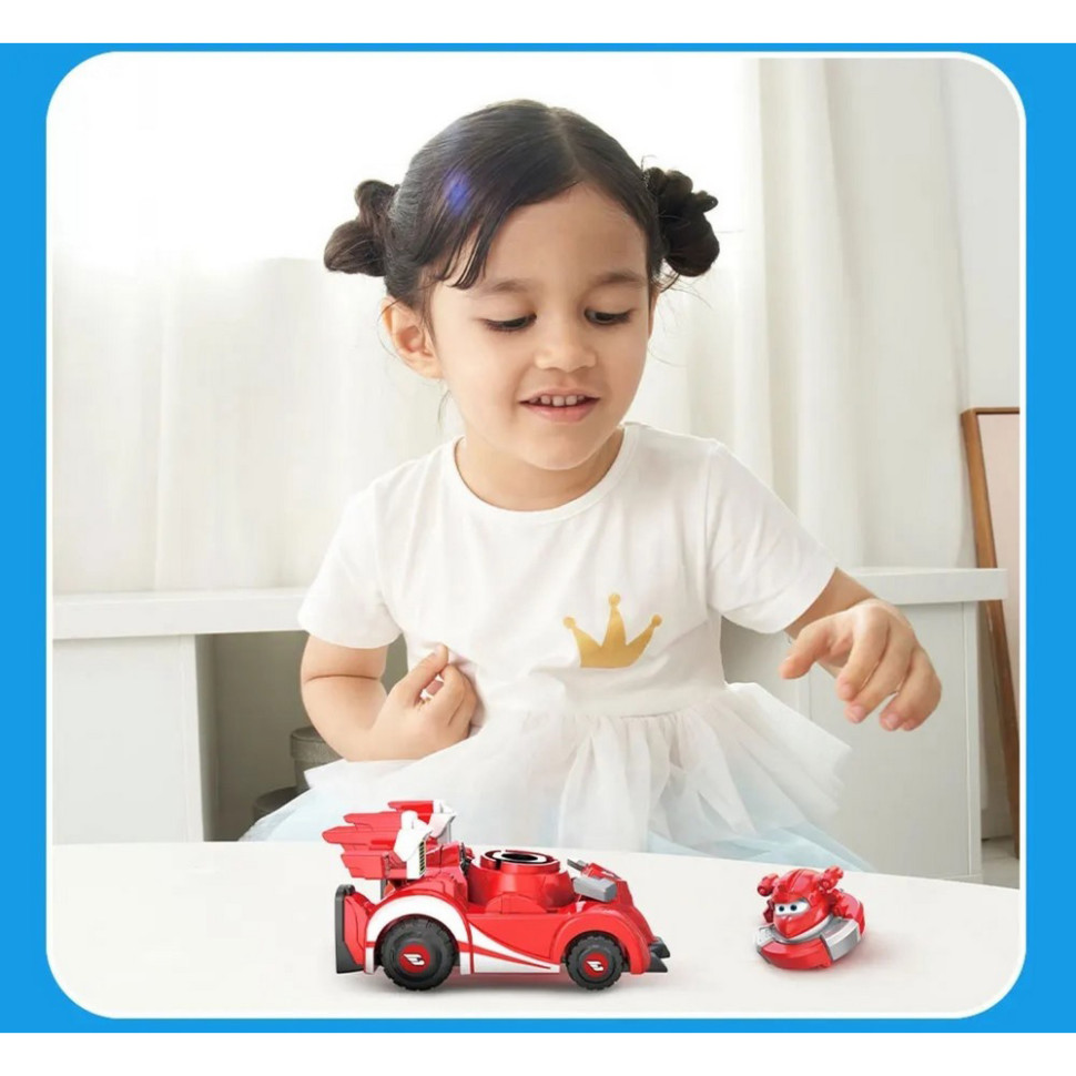 Игровой набор Spinning Vehicle Джетт (Jett) Super Wings EU770310 с волчком