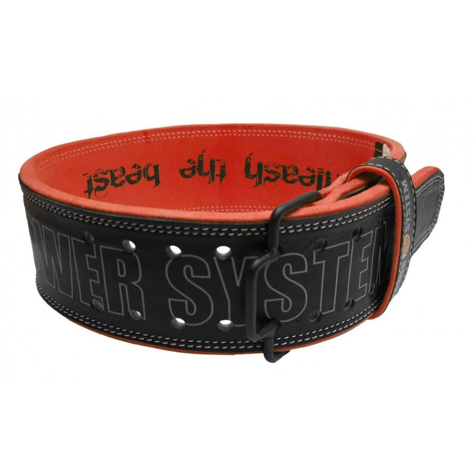 Пояс для тяжелой атлетики Beast Power System PS-3830_L_Black-Red, L