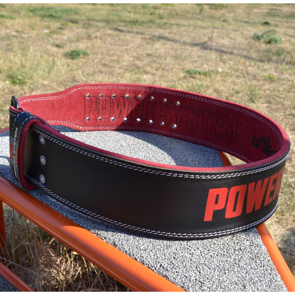 Пояс для тяжелой атлетики Beast Power System PS-3830_L_Black-Red, L