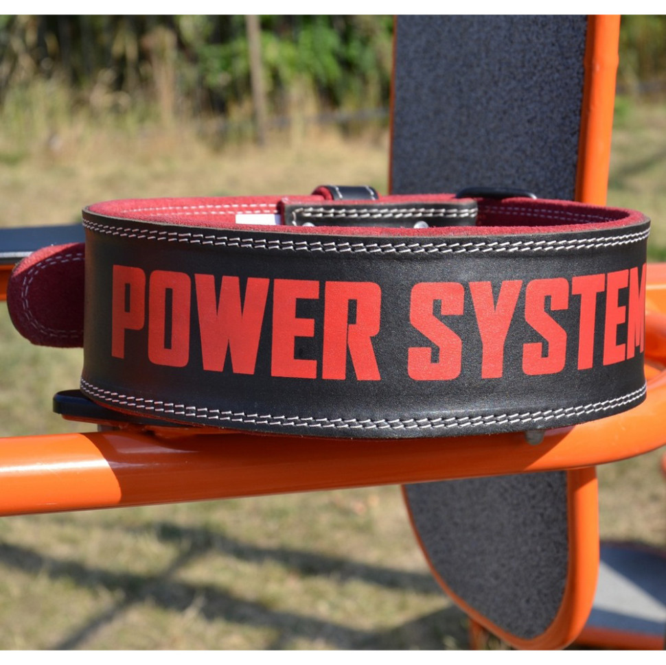 Пояс для тяжелой атлетики Beast Power System PS-3830_L_Black-Red, L