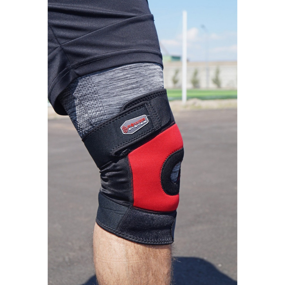 Наколенник Neo Knee Support Power System PS-6012_L_Black-Red, 1 шт., L