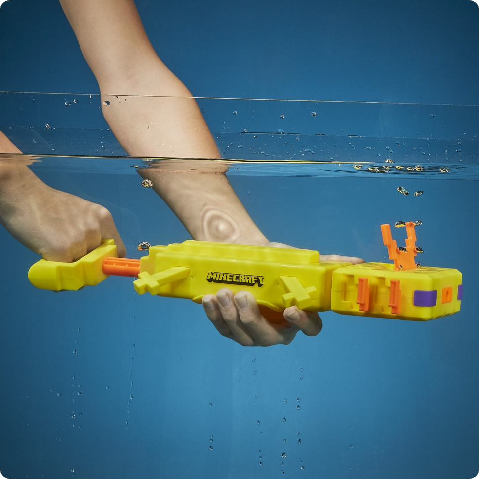 Водяні пушки Minecraft Axolotl NERF F7601 Super Soaker