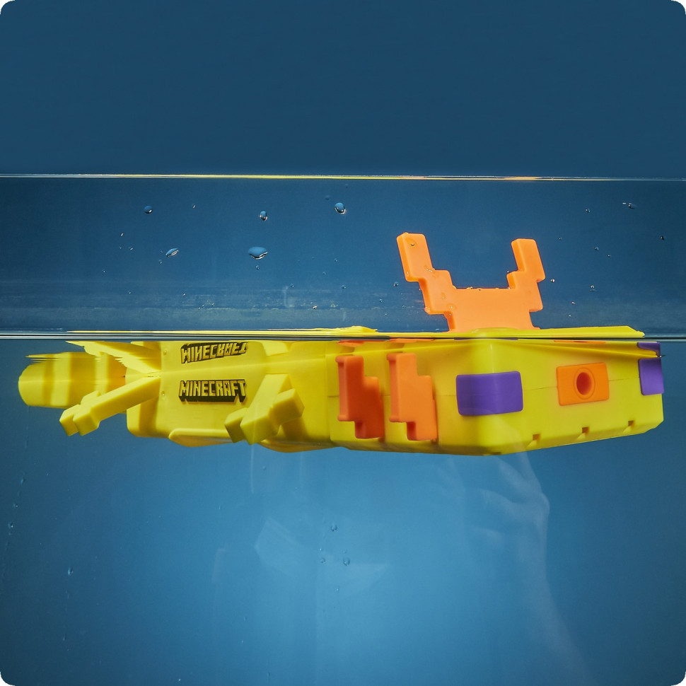 Водяні пушки Minecraft Axolotl NERF F7601 Super Soaker