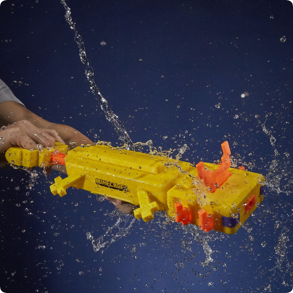 Водяні пушки Minecraft Axolotl NERF F7601 Super Soaker