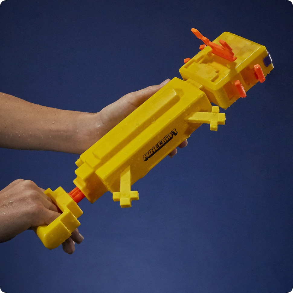 Водяні пушки Minecraft Axolotl NERF F7601 Super Soaker