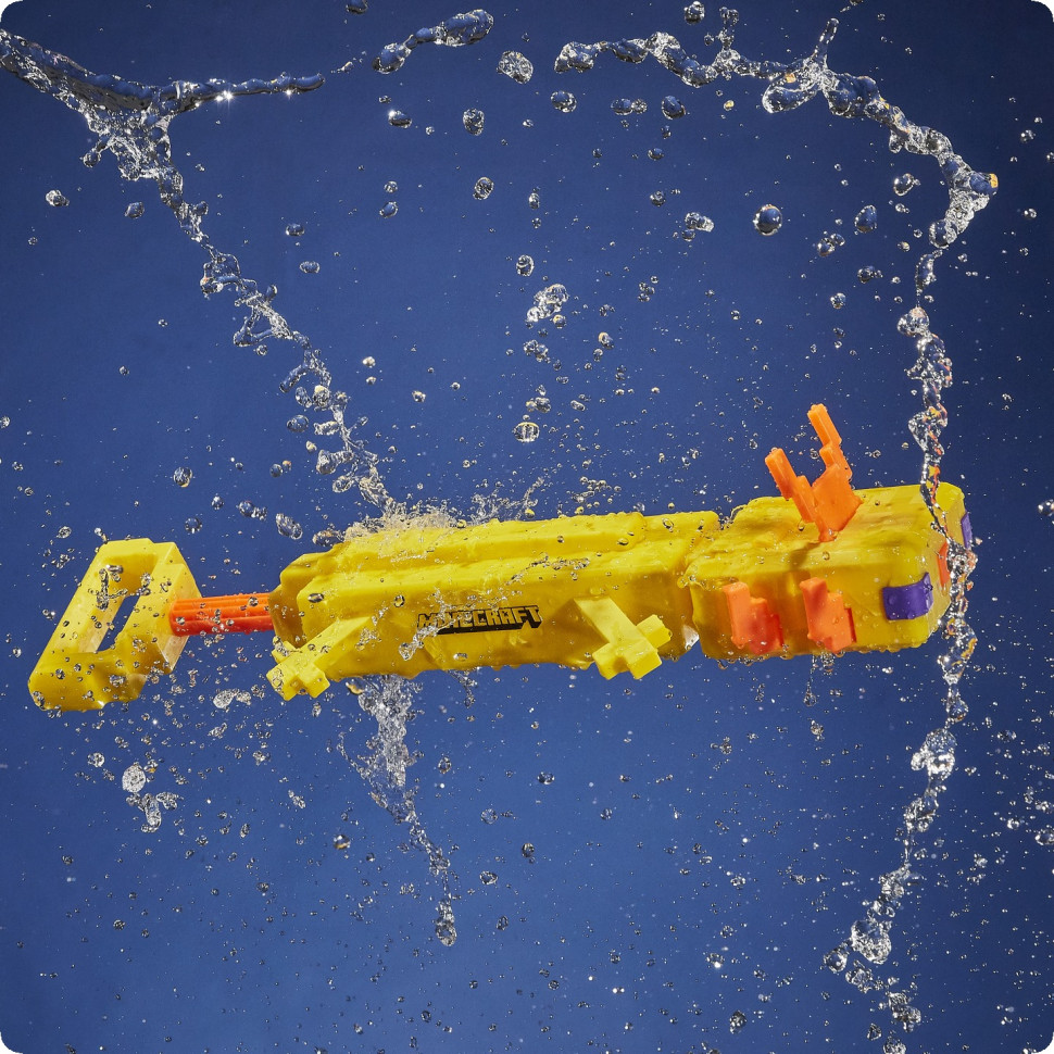 Водяні пушки Minecraft Axolotl NERF F7601 Super Soaker