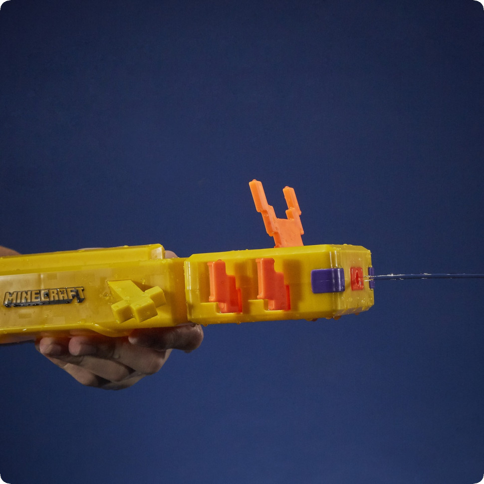 Водяні пушки Minecraft Axolotl NERF F7601 Super Soaker