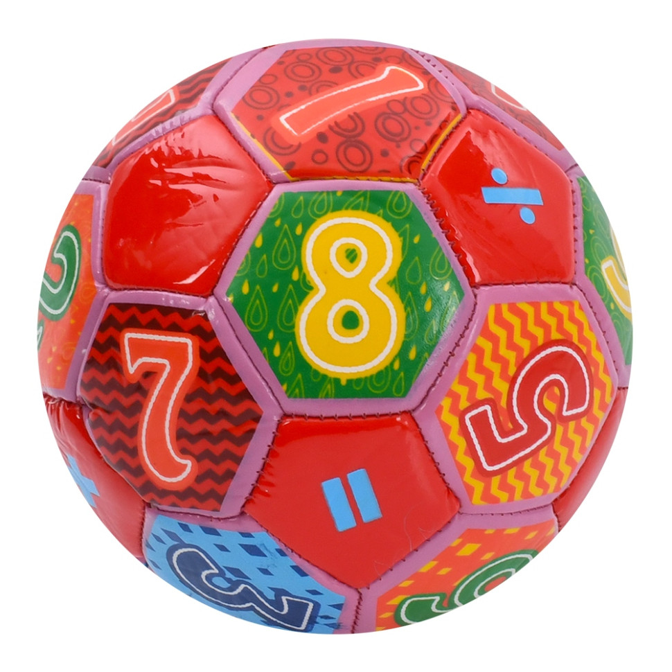 Мяч футбольный Numbers Bambi MS 4834(Red) размер №2, 90 г, в пакете