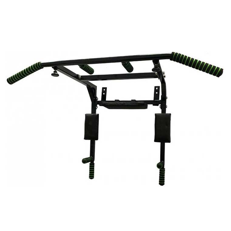 Турник-брусья настенный Newt Iron 4 в 1 с мягкими ручками черный NE-TR-4B