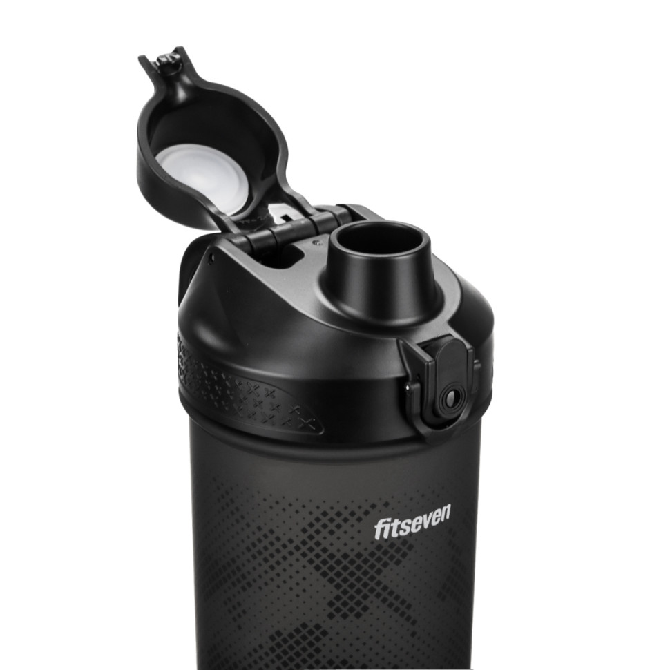 Спортивный шейкер Fitseven Infinity UZSPACE 1110(Black) 550 мл, черный