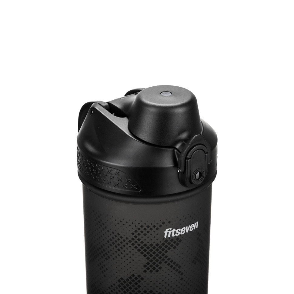Спортивный шейкер Fitseven Infinity UZSPACE 1110(Black) 550 мл, черный
