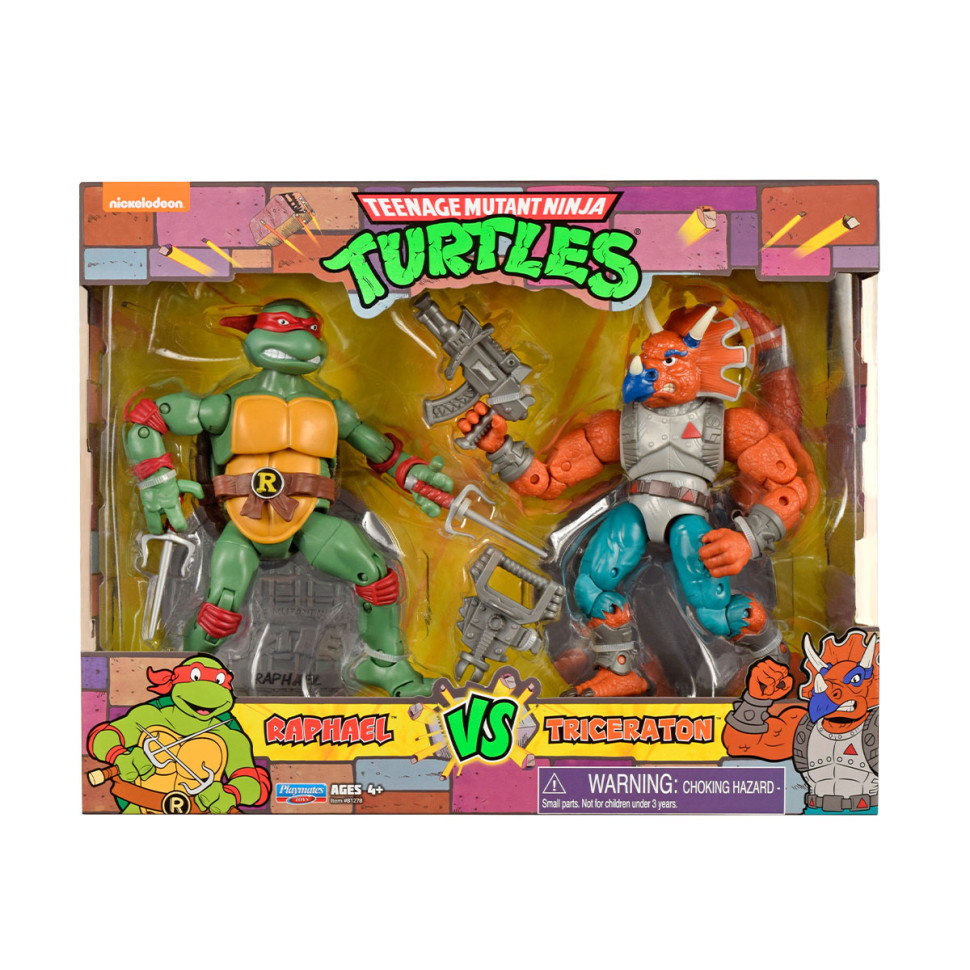 Набор фигурок - Рафаэль против Трицератона TMNT 81278