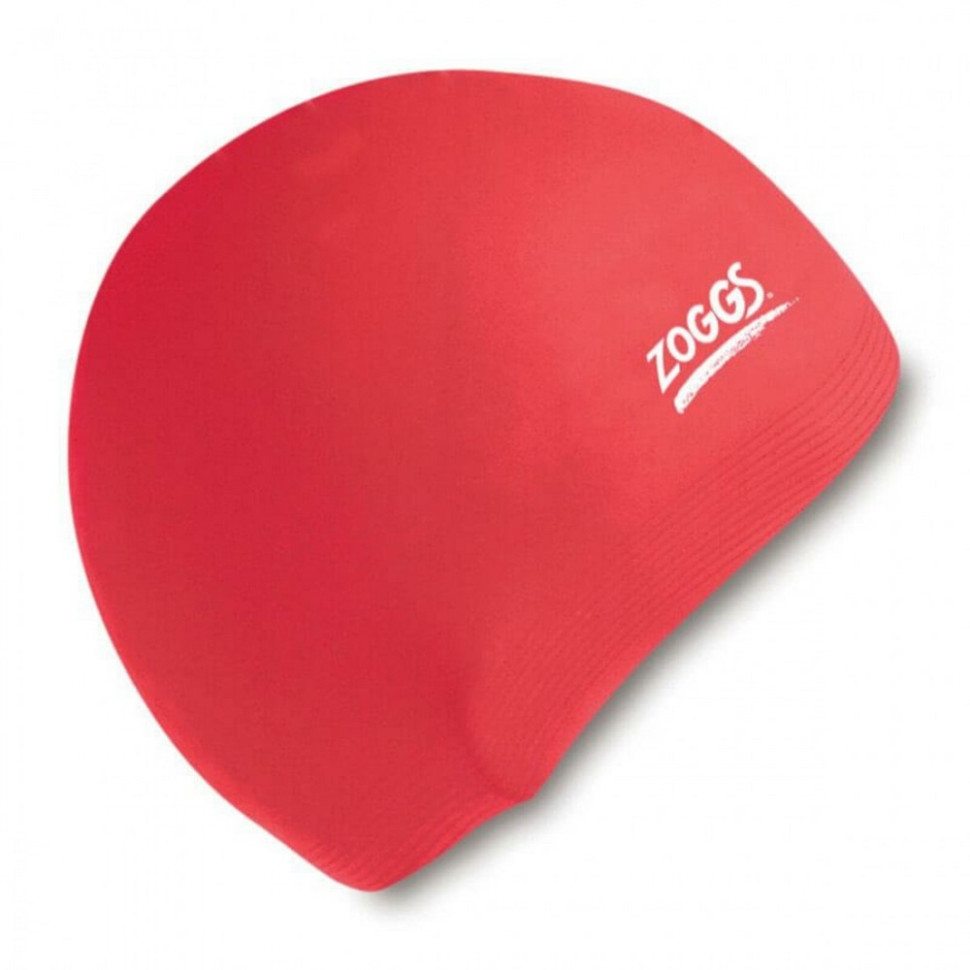Шапочка для плавания Silicone Zoggs 300709.RD, красная