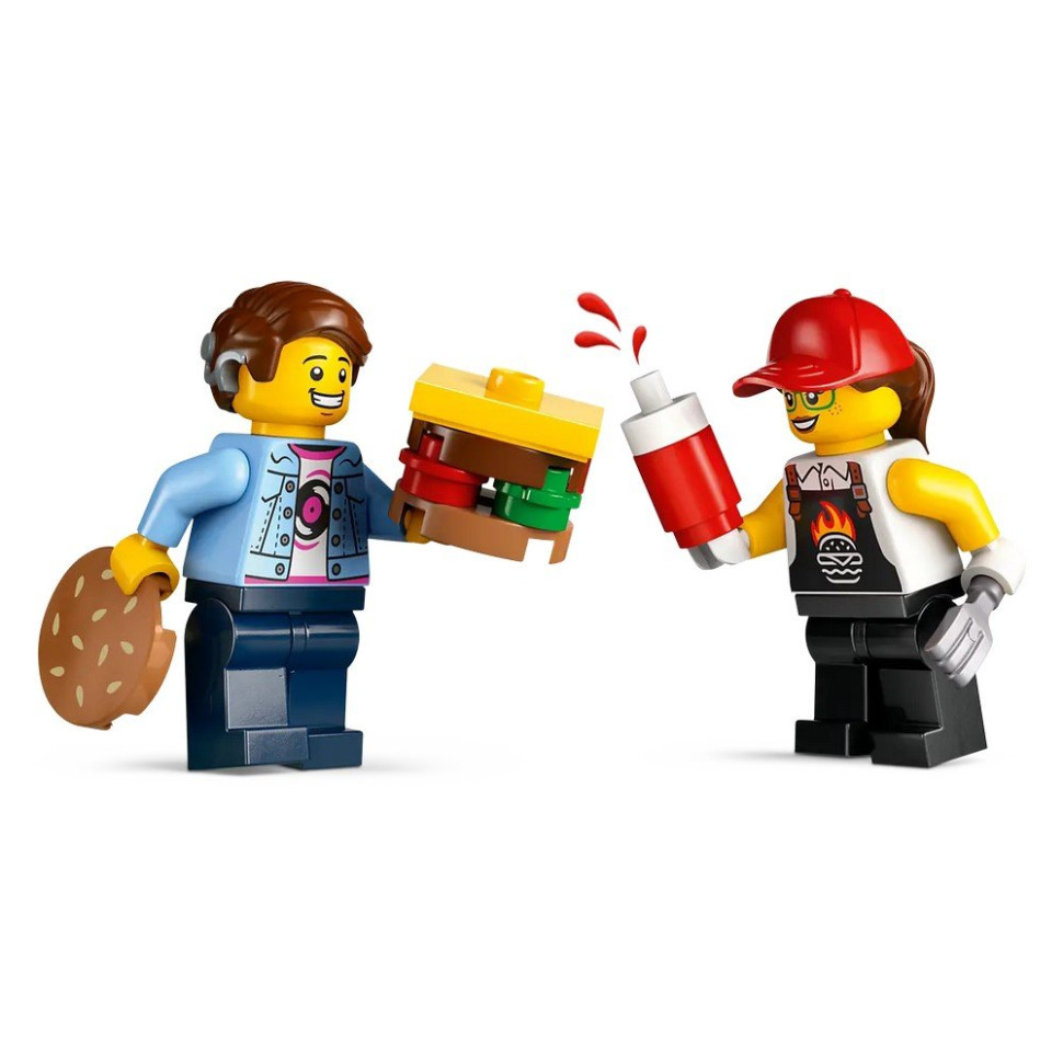 Конструктор Грузовик с гамбургерами LEGO 60404, 194 детали