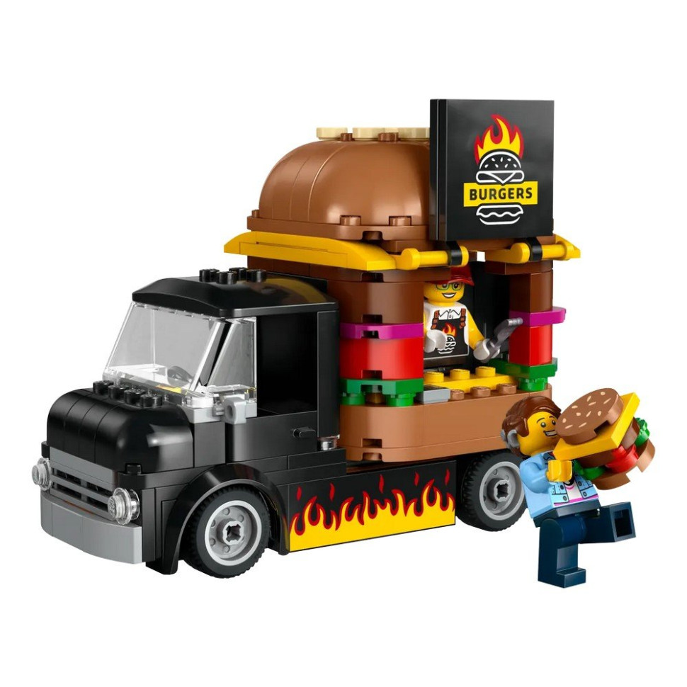 Конструктор Грузовик с гамбургерами LEGO 60404, 194 детали
