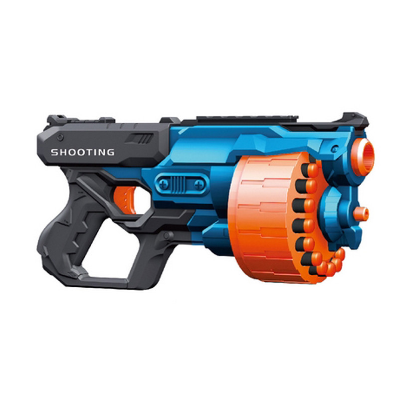 Игрушечный пистолет механический Blaster ВТ323 барабанного типа