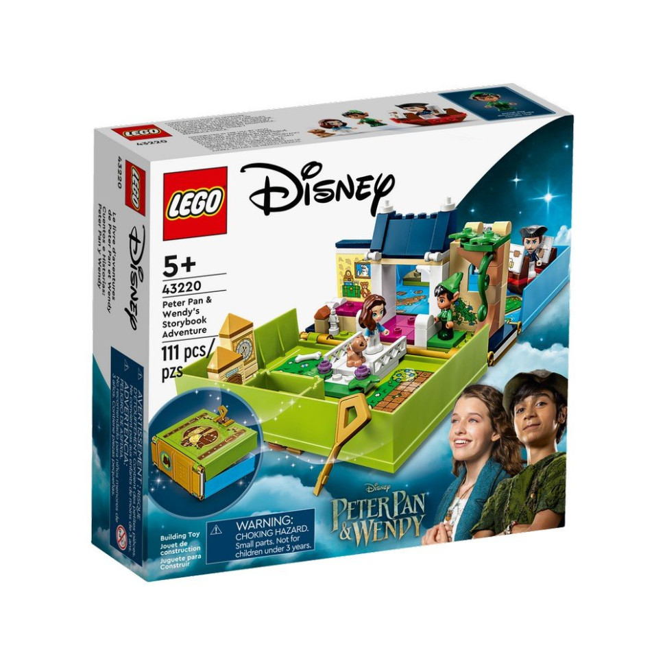 Конструктор Книга пригод Пітера Пена та Венді LEGO 43220, 111 деталей