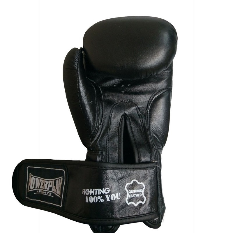Боксерские перчатки 3088 Impulse PowerPlay PP_3088_14oz_Black, Черные (натуральная кожа) 14 унций