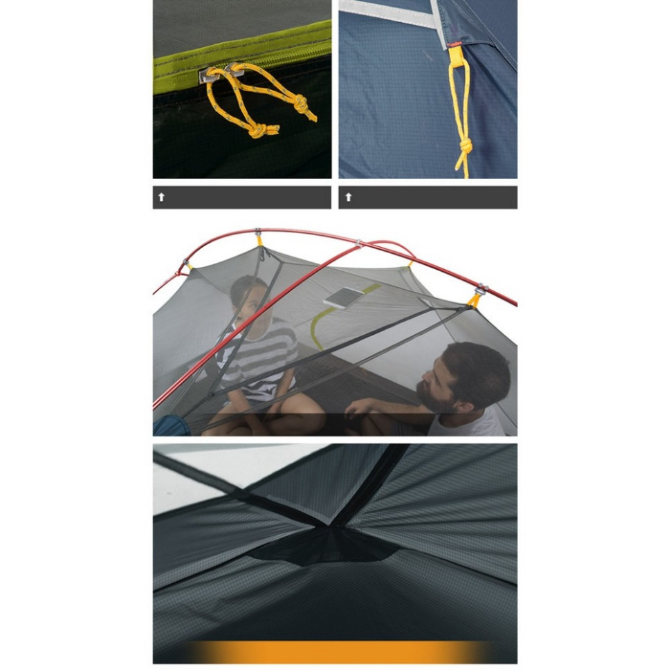 Намет двомісний ультралегкий Mongar UL NH19M002-J Naturehike 6975641882596