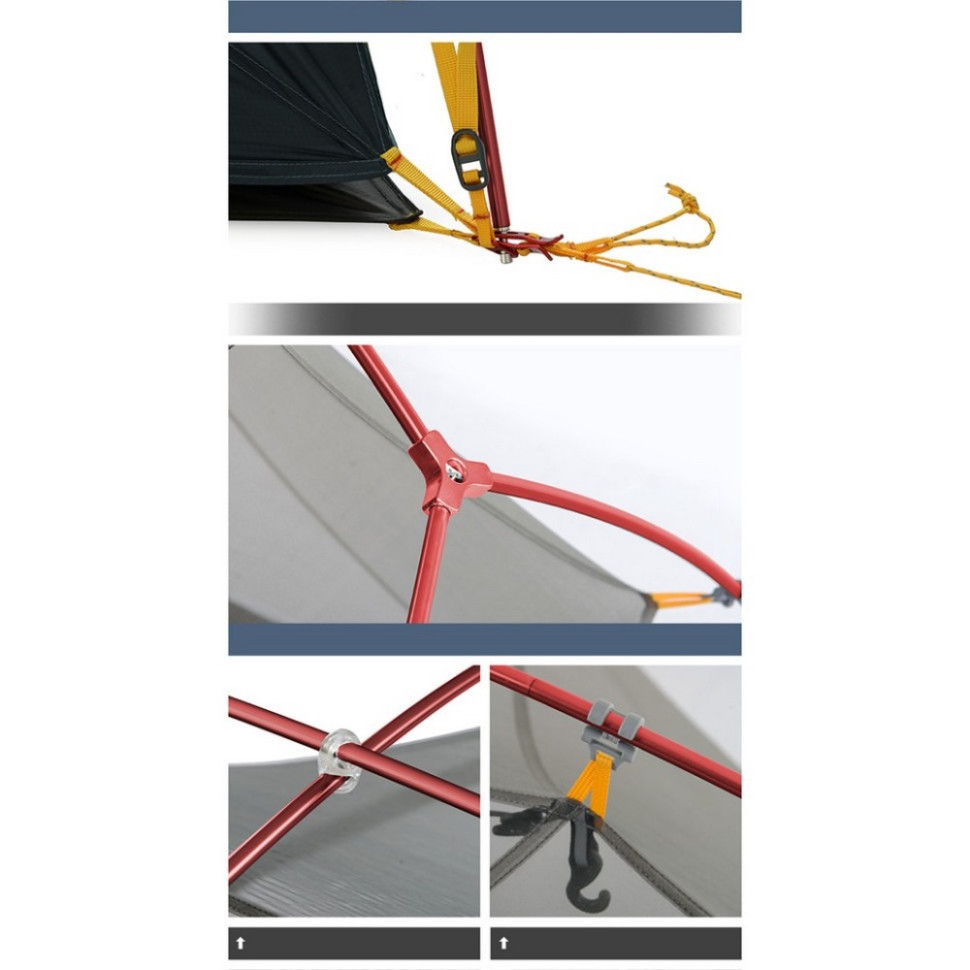 Намет двомісний ультралегкий Mongar UL NH19M002-J Naturehike 6975641882596