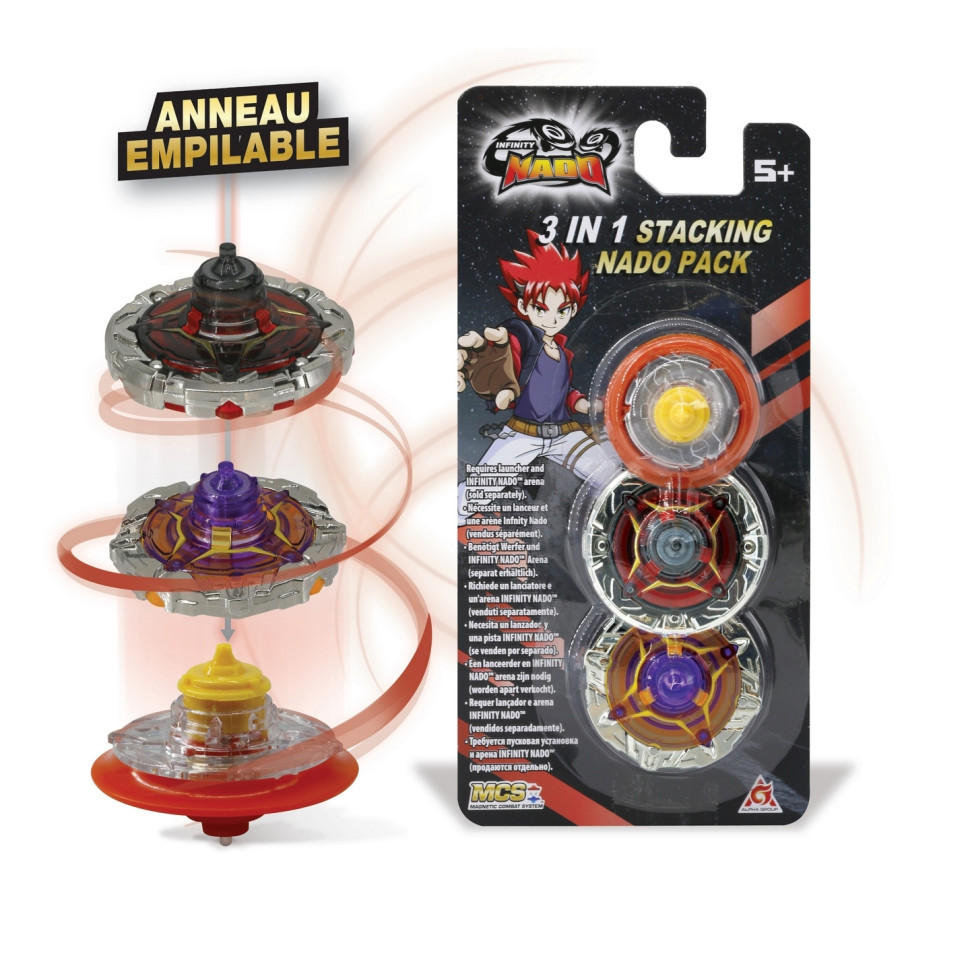 Набор Auldey Infinity Nado V Advanced Edition 3 в 1 Ares' Wings Крылья Ареса, два кольца и основа EU634906H