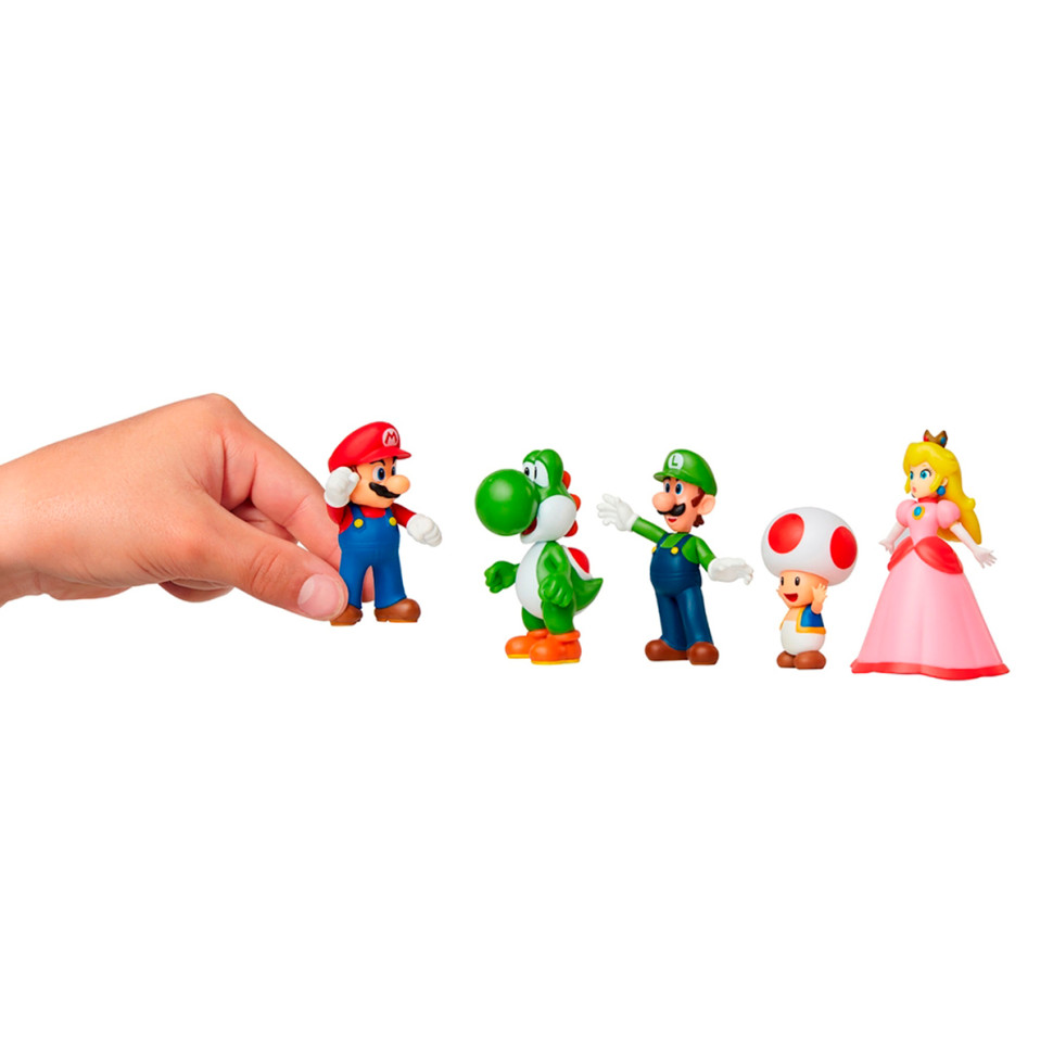 Набор эксклюзивных игровых фигурок МАРИО И ДРУЗЬЯ SUPER MARIO 400904, 6 см
