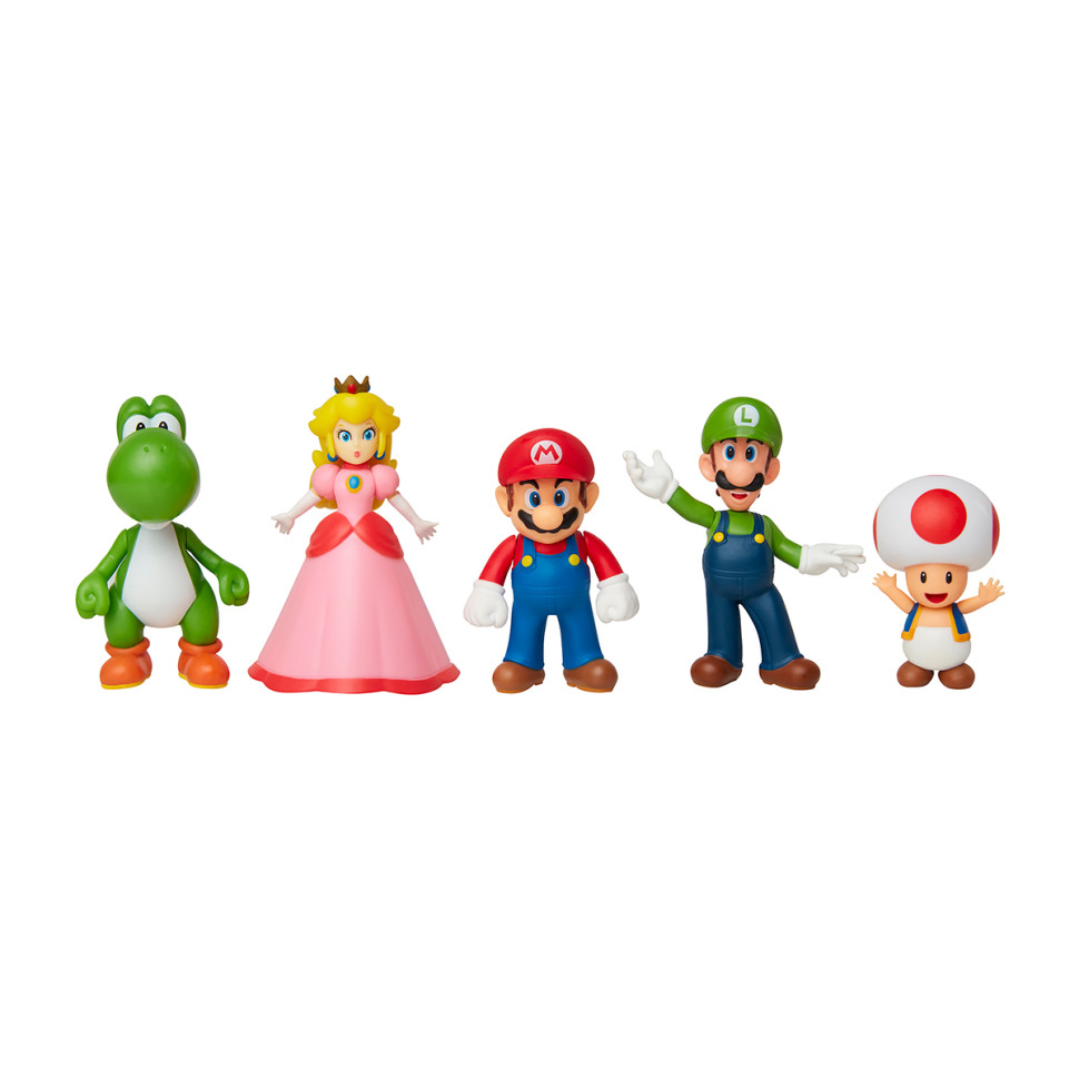 Набор эксклюзивных игровых фигурок МАРИО И ДРУЗЬЯ SUPER MARIO 400904, 6 см
