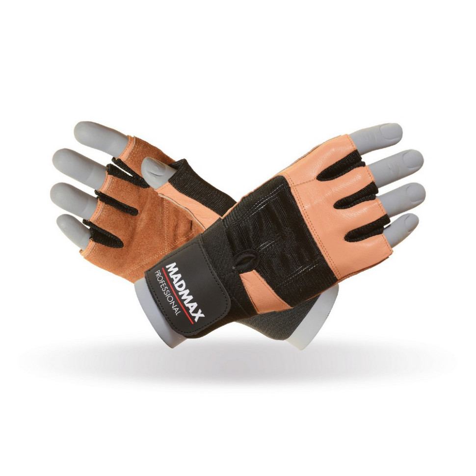 Перчатки для фитнеса Professional MadMax MFG-269-Brown_M, M