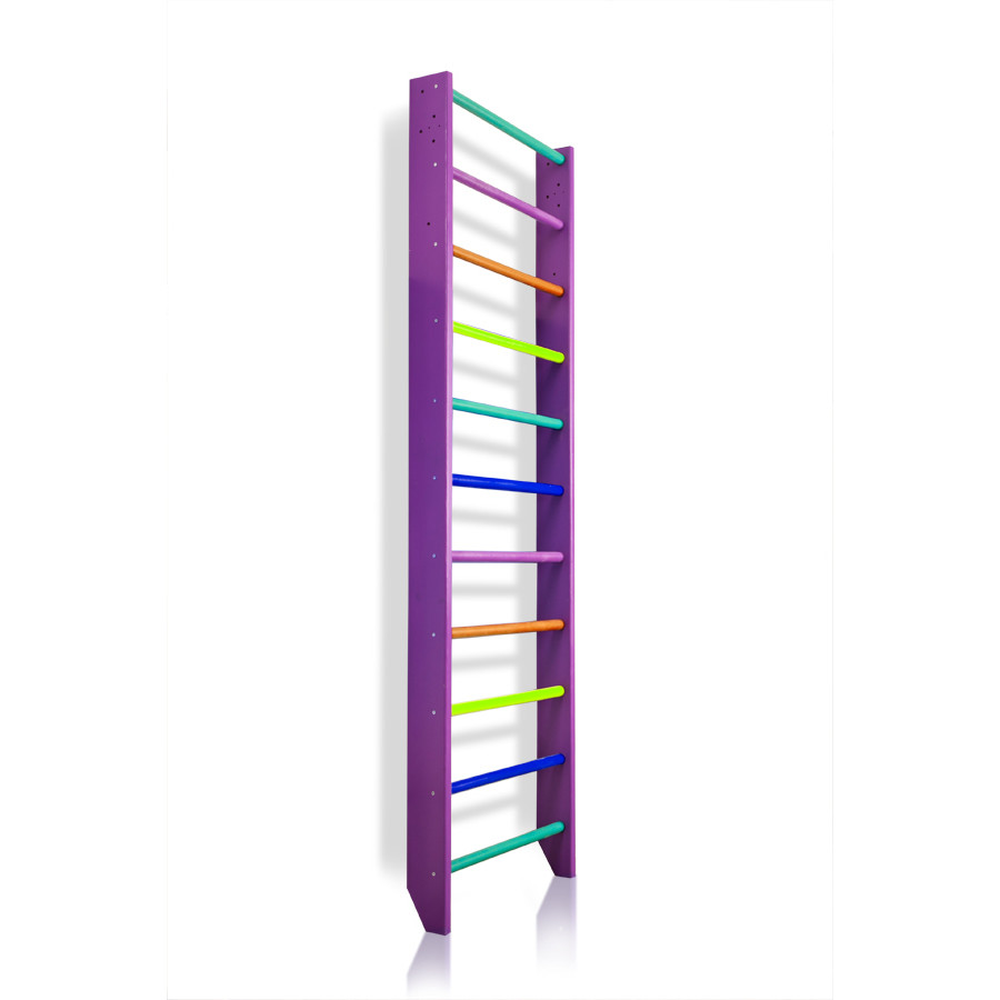Шведська стінка SportBaby 0-220 (purple) до 120 кг