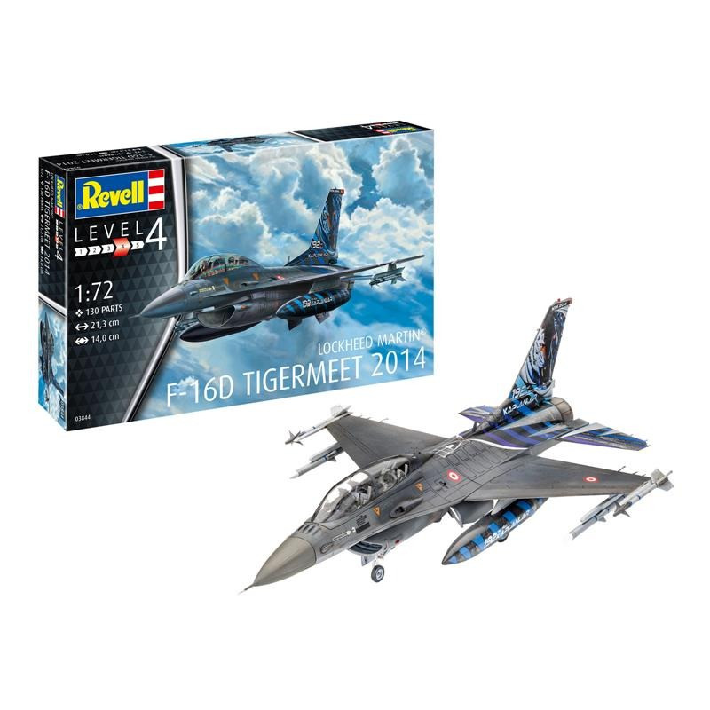Сборная модель-копия Самолет F-16D Tigermeet 2014 Revell RVL-03844 уровень 4 масштаб 1:72