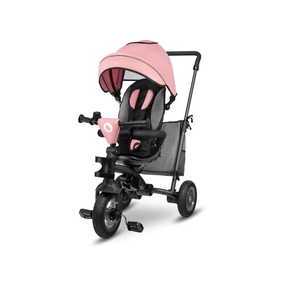 Триколісний велосипед дитячий TRIS Lionelo 25042708 CANDY ROSE/GREY