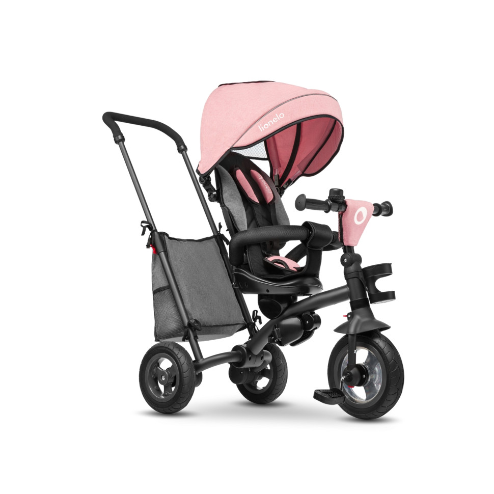 Триколісний велосипед дитячий TRIS Lionelo 25042708 CANDY ROSE/GREY