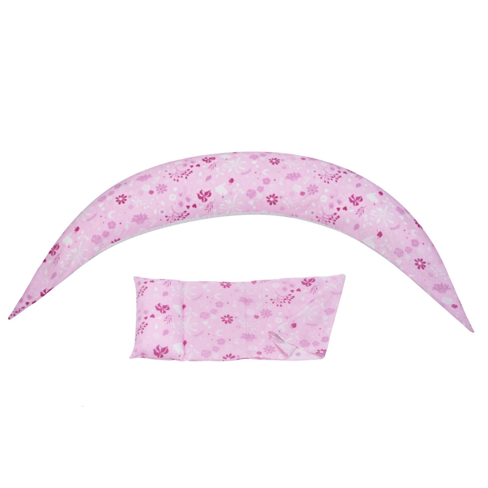 Подушка для беременных и для кормления Nuvita 10 в 1 DreamWizard Розовая NV7100PINK