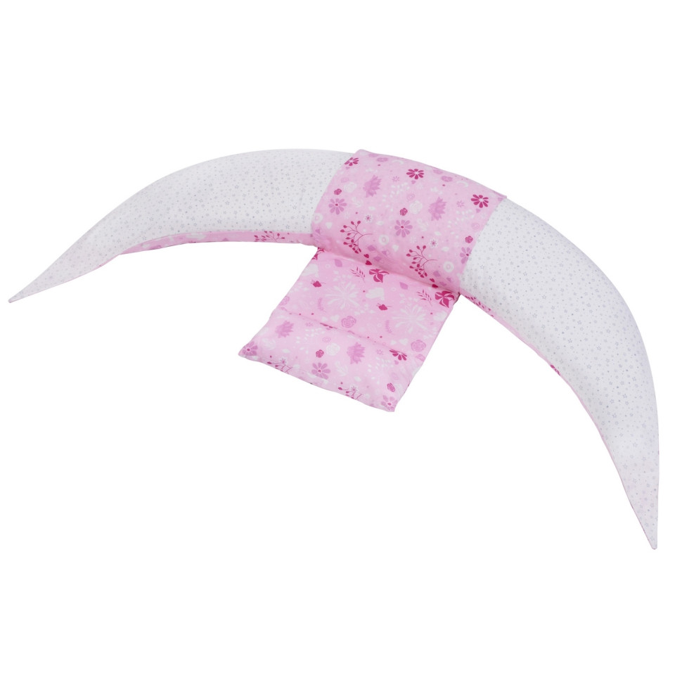 Подушка для беременных и для кормления Nuvita 10 в 1 DreamWizard Розовая NV7100PINK