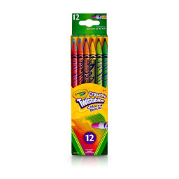 Набор карандашей "Твист" с ластиком Crayola 256360.024, 12 шт Набор карандашей "Твист" с ластиком Crayola 256360.024, 12 шт