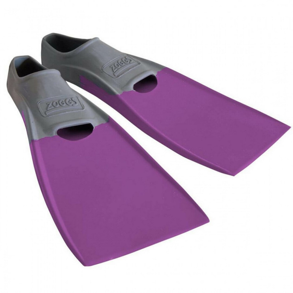Ласты для плавания Long Blade Rubber Zoggs 465213.GYPU.11-1 фиолетовые 30/32