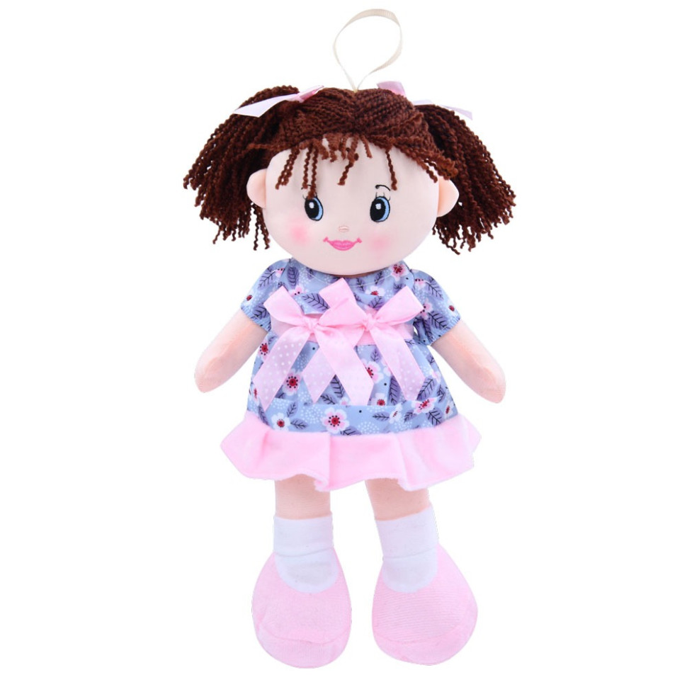 Дитяча Лялька Bambi 1-38(Blue) м'яконабивна 34 см