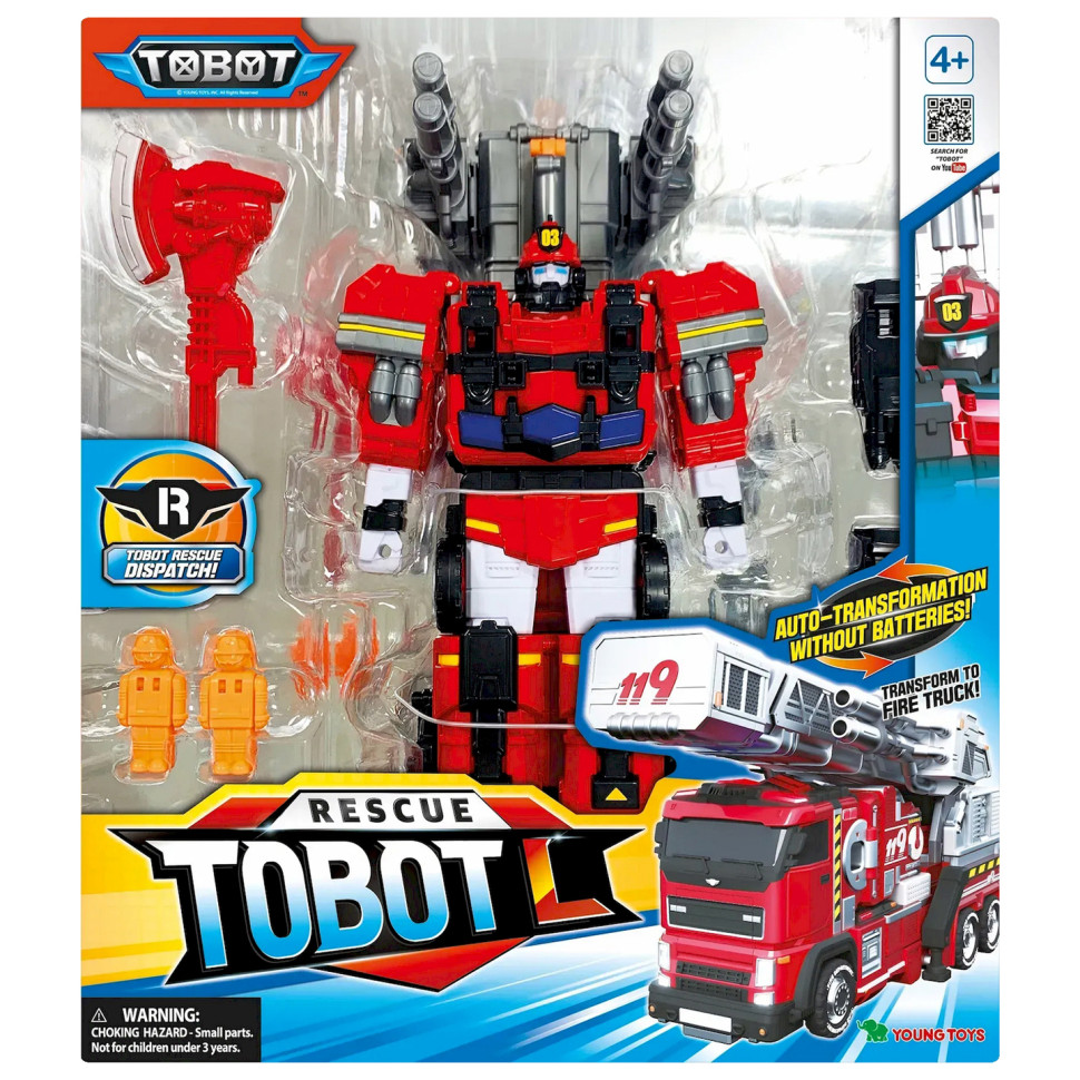 Дитяча іграшка-трансформер S5 тобот L TOBOT 301153, 17х17х35 см