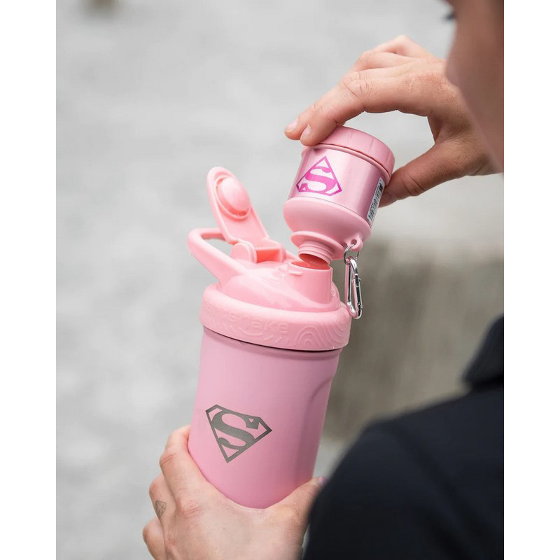 Контейнер Whey2Go Funnel Pillbox DC Supergirl Smartshake 80108101, 110 мл