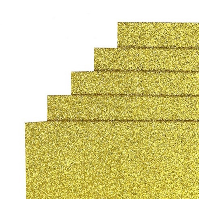 Фоаміран для творчості А4 Bambi 17GLA4-039 жовтий 1,7х0,1 мм 