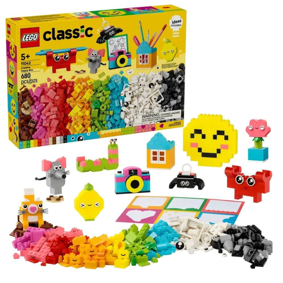 Конструктор Счастливый творческий набор LEGO 11042, 680 деталей