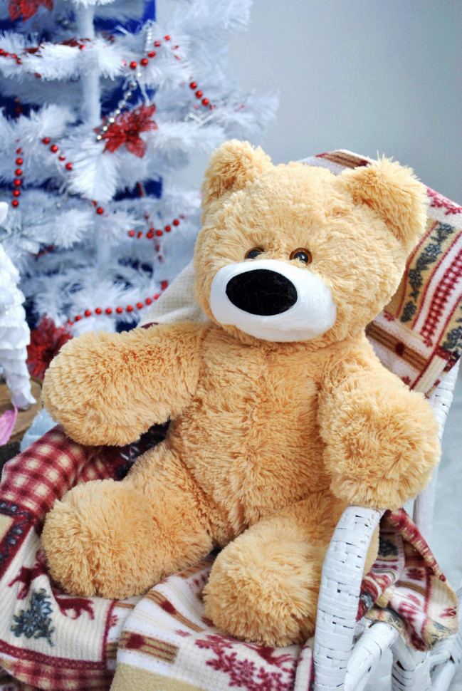 Мягкая игрушка Alina Toys мишка Бублик 55 см медовый 5784723ALN